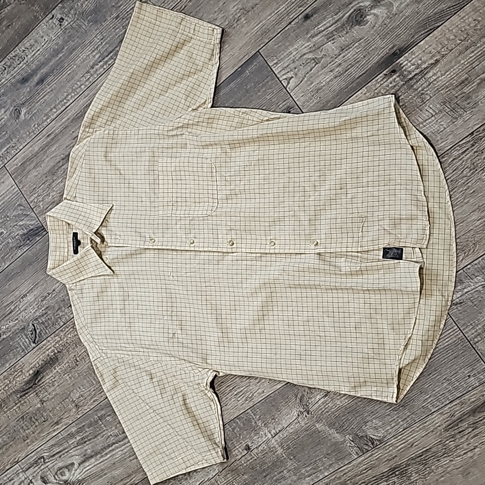 Burberry London Vintage 100%Imported Cotton Casul button down Shirt